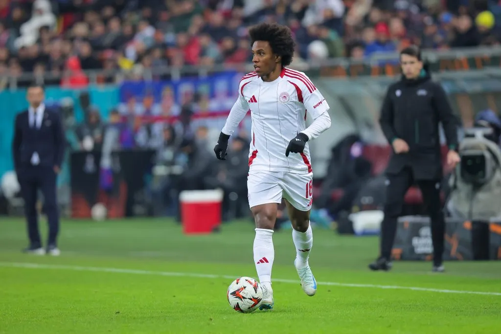 Willian pelo Olympiacos. (Photo by Vasile Mihai-Antonio/Getty Images)