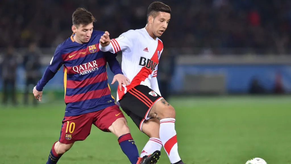 Driussi em sua primeira passagem pelo River. Foto: Atsushi Tomura/Getty Images