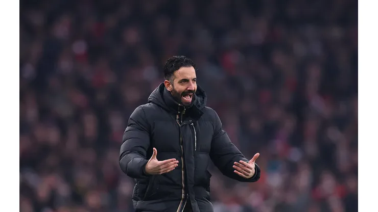 Ruben Amorim, técnico do Manchester United (Photo by Julian Finney/Getty Images)