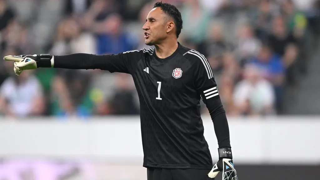 Keylor Novas em jogo da seleção costarriquenha. Foto: Stu Forster/Getty Images