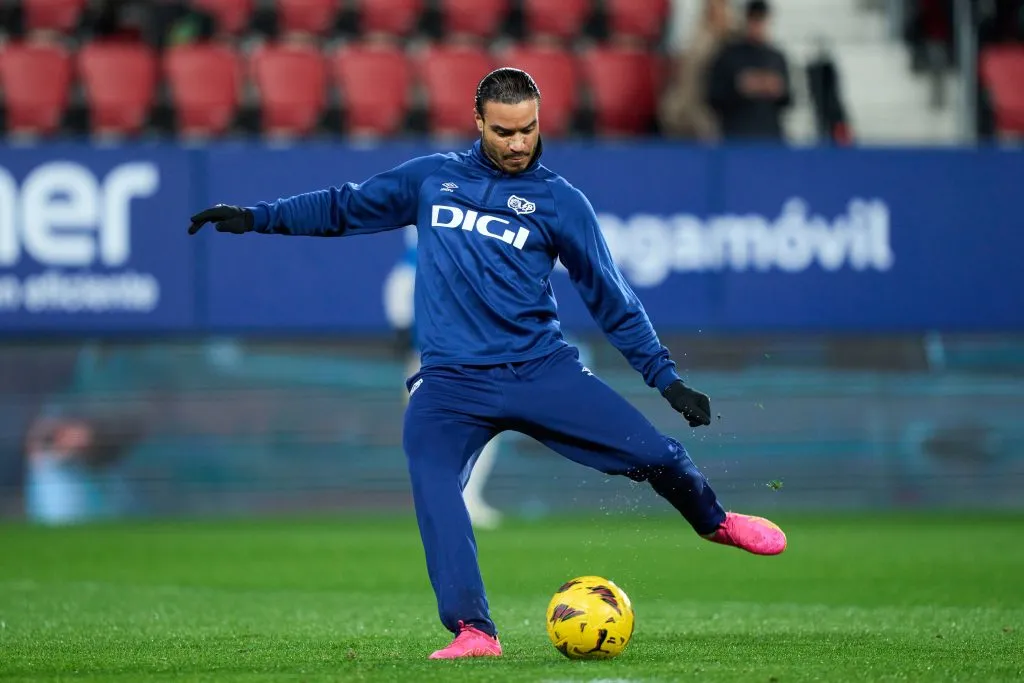 Raúl de Tomás pelo Rayo Vallecano. (Photo by Juan Manuel Serrano Arce/Getty Images)