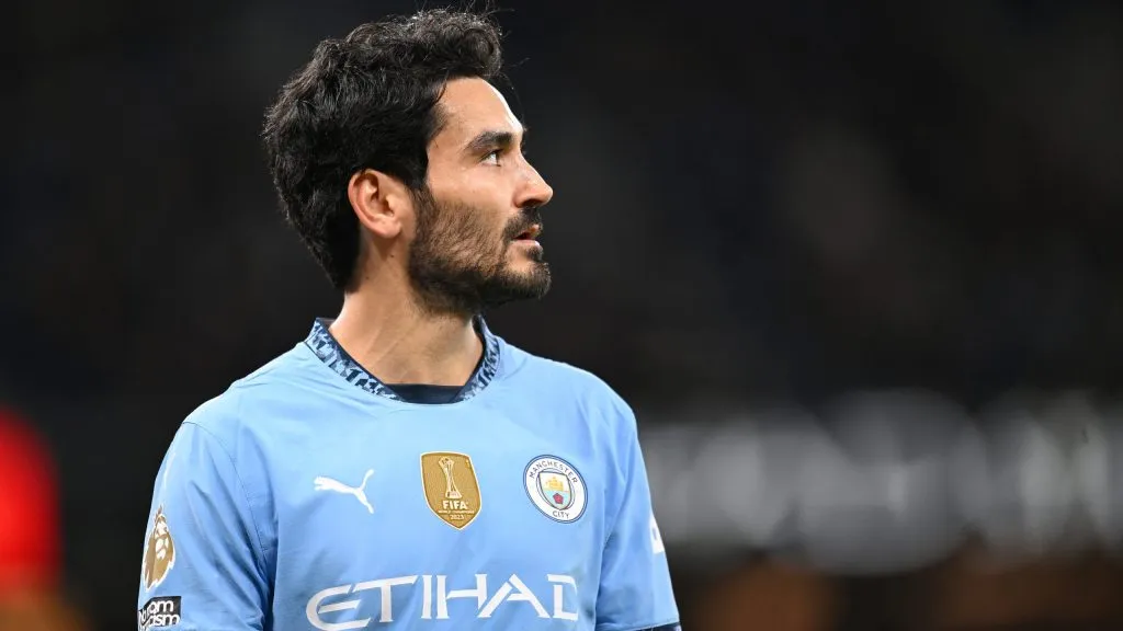 Gündogan no dérbi de Manchester. Foto: Michael Regan/Getty Images