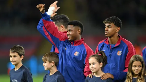 Ansu Fati em jogo do Barcelona pelo Campeonato Espanhol. Jogador está de saída do clube espanhol. Foto: David Ramos