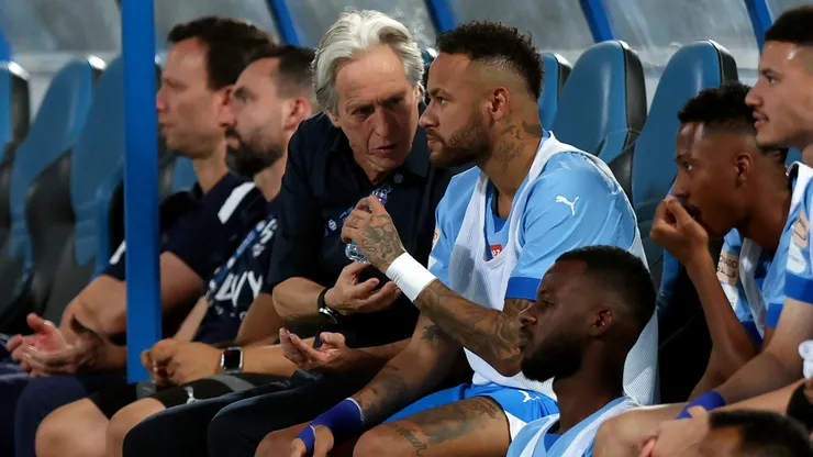Jorge Jesus tira Neymar do Al-Hilal. Foto: Yasser Bakhsh