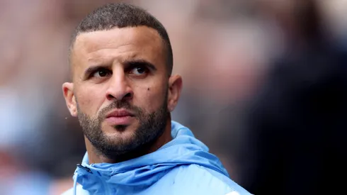 Kyle Walker se irrita no Manchester City (Photo by George Wood/Getty Images)