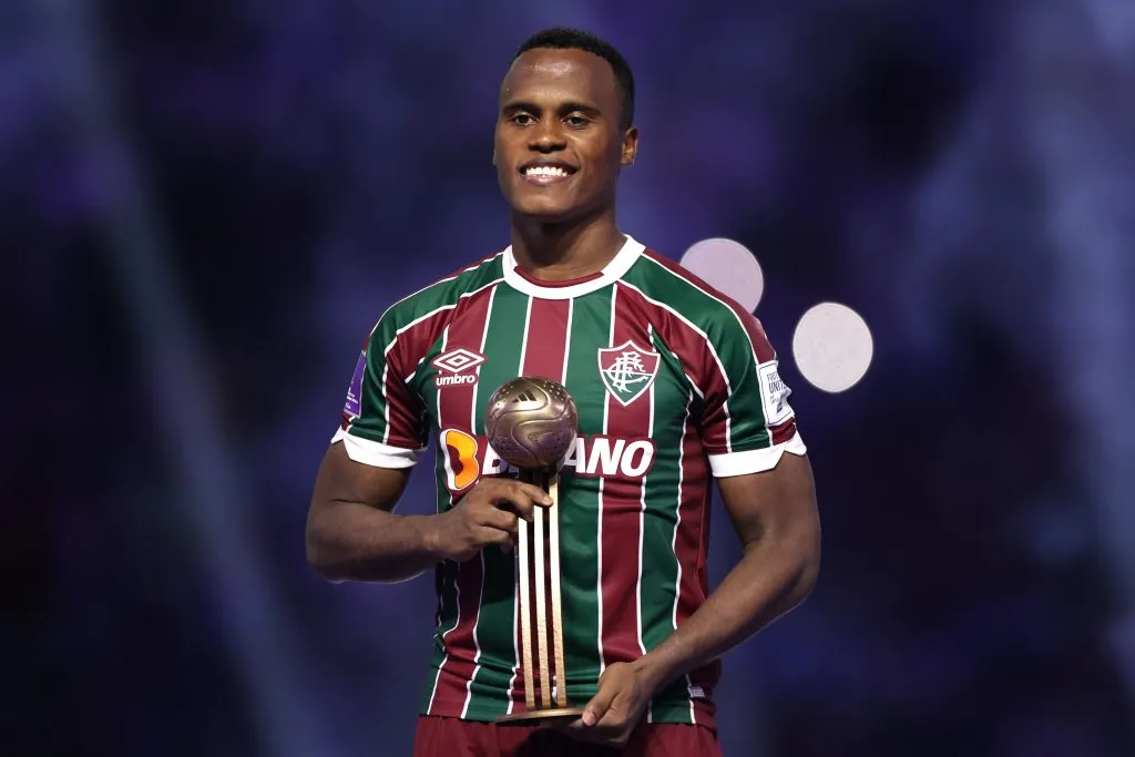Jhon Arias, alvo do Palmeiras, no Super Mundial de Clubes em 2023 após a partida entre Fluminense e Manchester City. (Photo by Francois Nel/Getty Images)