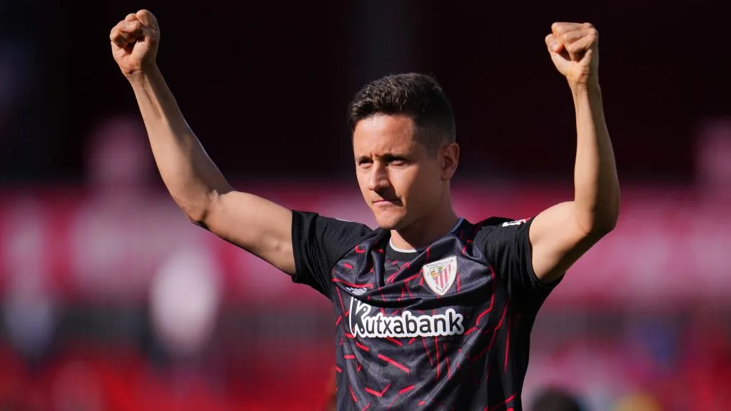 Ander Herrera com camisa do Athletic Bilbao. Foto:Aitor Alcalde/Getty Images