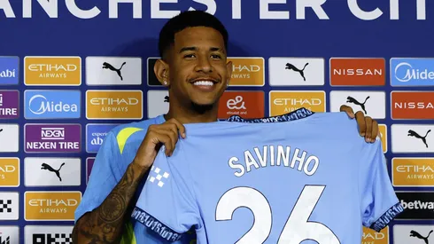 Contratação de Savinho muda time de Guardiola. Foto: Malcolm Couzens/Getty Images