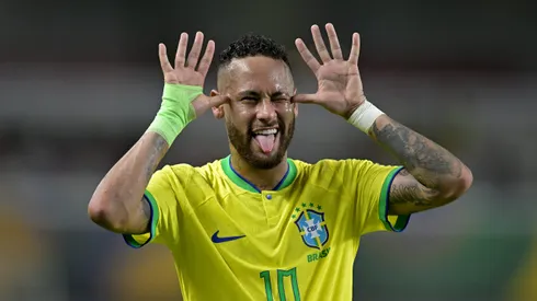 Neymar em campo pela Seleção Brasileira (Photo by Pedro Vilela/Getty Images)