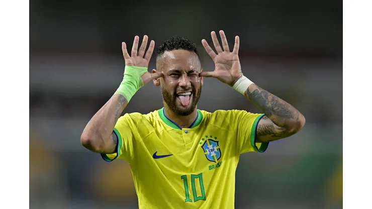 Neymar em campo pela Seleção Brasileira (Photo by Pedro Vilela/Getty Images)