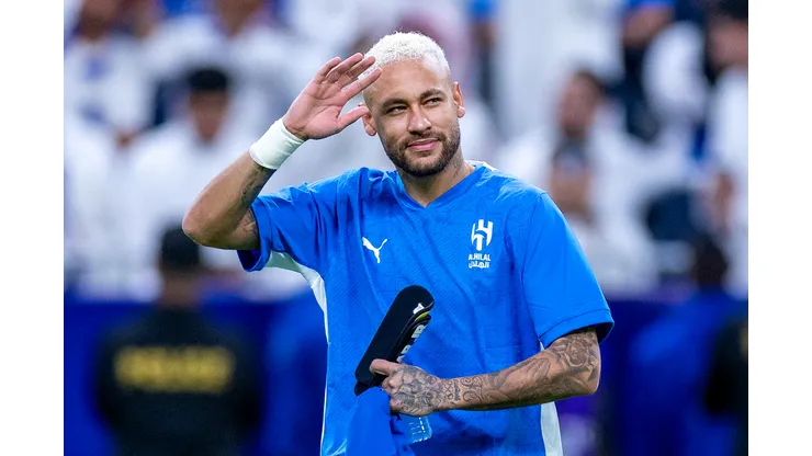 Neymar em campo pelo Al-Hilal (Photo by Abdullah Ahmed/Getty Images)