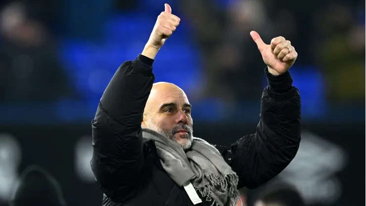 Pep Guardiola, treinador do Manchester City. (Photo by Justin Setterfield/Getty Images)