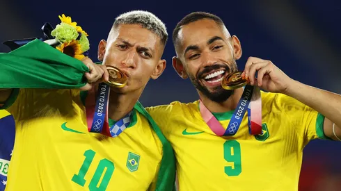 Arsenal consegue o 'sim' e deve anunciar badalado atacante brasileiro como substituto de Gabriel Jesus. (Photo by Francois Nel/Getty Images)