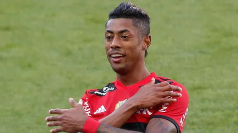 Bruno Henrique chega ao centésimo gol com o Manto. Foto: Miguel Schincariol/Getty Images