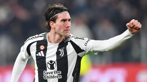 Vlahovic, atacante da Juventus, pode reforçar o Arsenal Foto: Valerio Pennicino/Getty Images