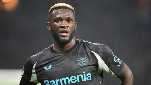 Victor Boniface, atacante do Bayer Leverkusen. Foto: Stuart Franklin