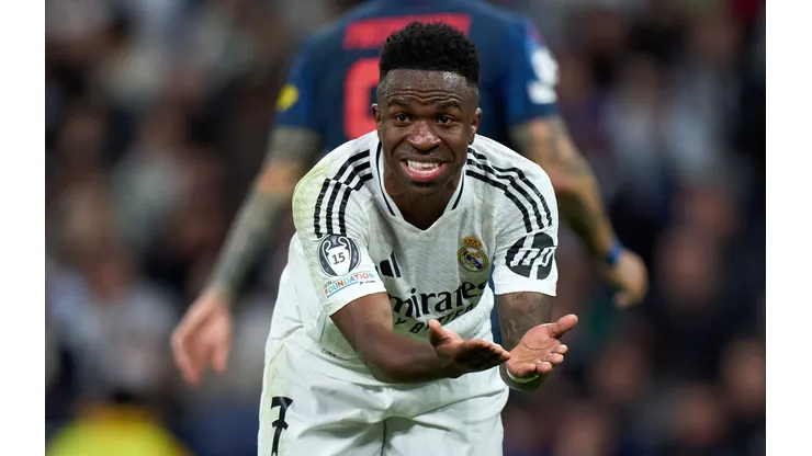 Real Madrid não atende sua exigência e Vini Jr toma decisão sobre ida para a Arábia Saudita. (Photo by Angel Martinez/Getty Images)