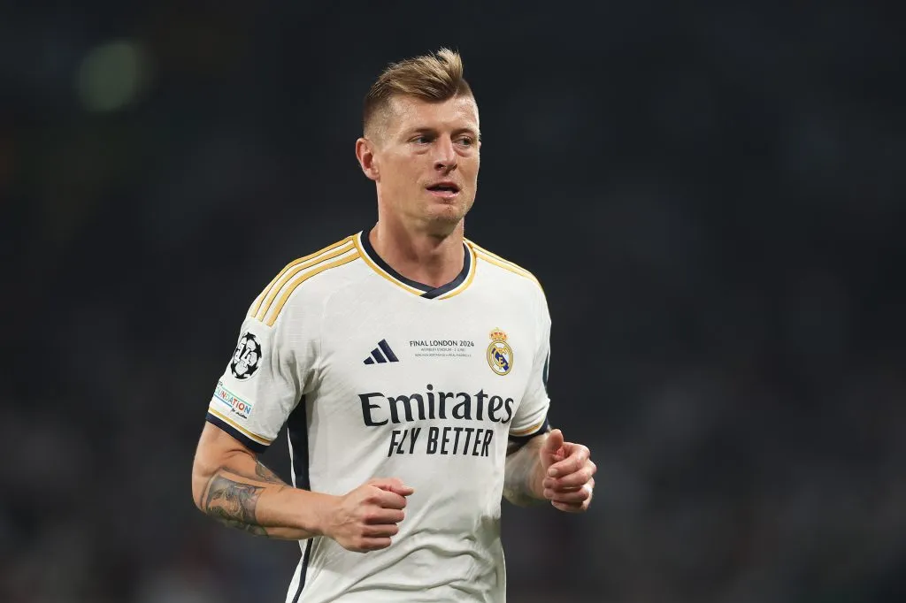 Toni Kroos em sua última Champions League. (Photo by Lars Baron/Getty Images)