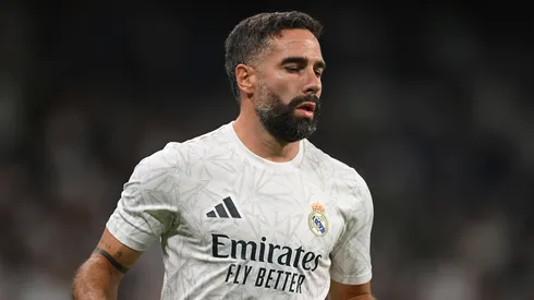 Dani Carvajal em partida com a camisa do Real Madrid. Foto: Denis Doyle