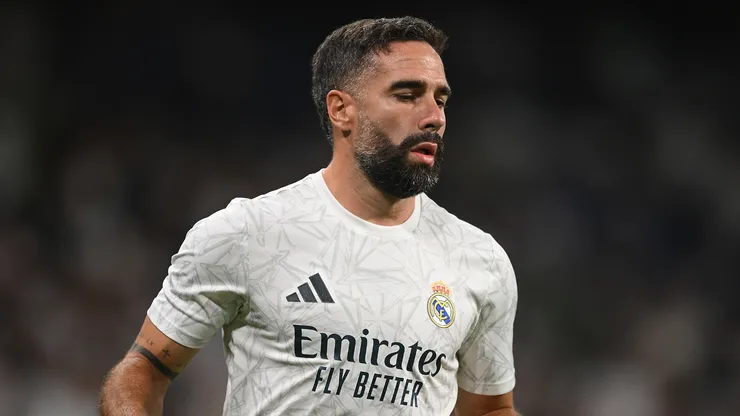 Dani Carvajal em partida com a camisa do Real Madrid. Foto: Denis Doyle