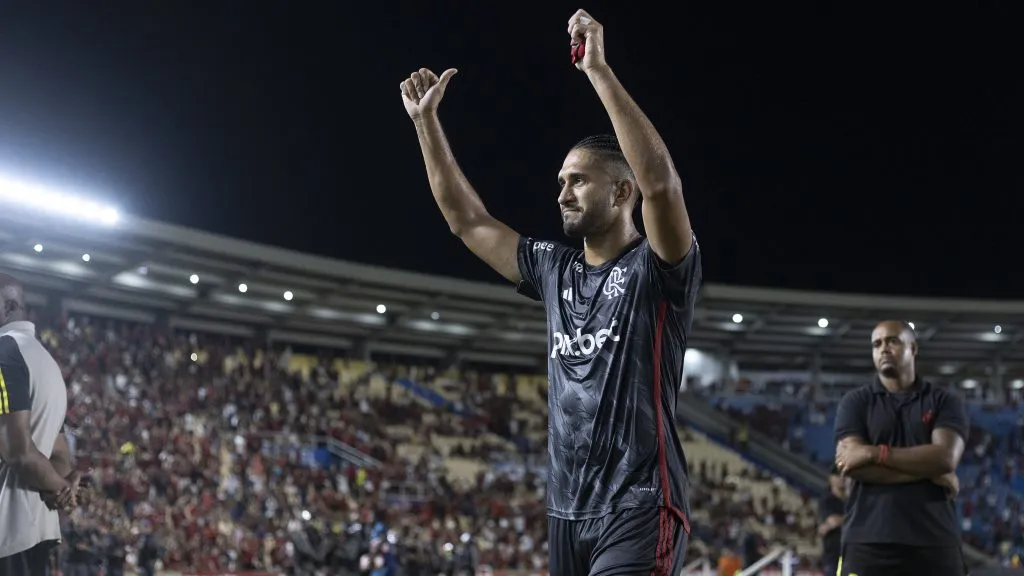 Pablo em jogo do Flamengo. Foto: Kayan Mendes/AGIF