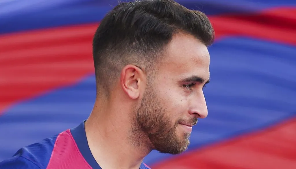 Eric García com a camisa do Barcelona (Eric Alonso/Getty Images)