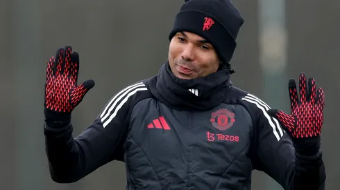 Ruben Amorim ainda é jogador do Manchester United (Photo by Carl Recine/Getty Images)