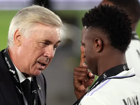 Ancelotti diz que Vini Jr. deseja permanecer no Real Madrid