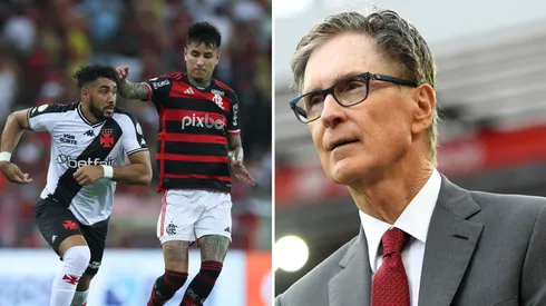 Liverpool e Vasco podem ser parceiros em 2025. Fotos: Lucas Figueiredo e Michel Regan/Getty Imagens