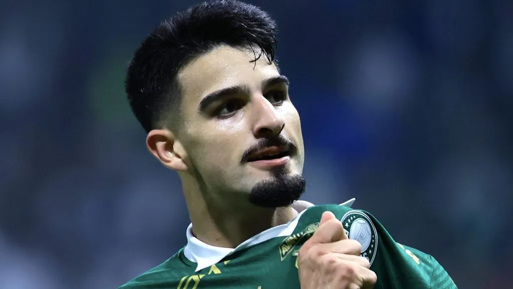 Flaco López em campo pelo Palmeiras. Foto: Marcello Zambrana/AGIF