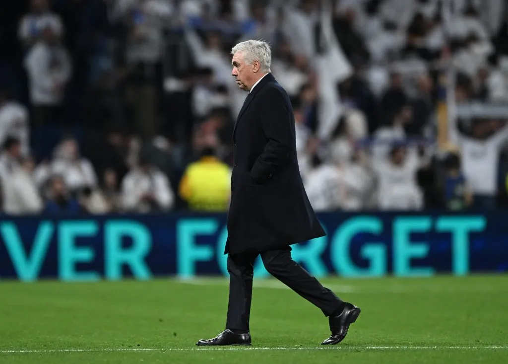 Ancelotti, técnico do Real Madrid. (Photo by Denis Doyle/Getty Images)