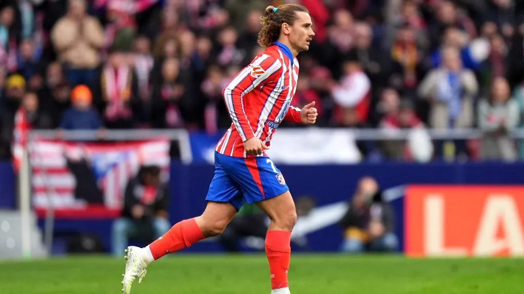Griezmann em jogo do Atlético de Madrid. Foto: Angel Martinez/Getty Images