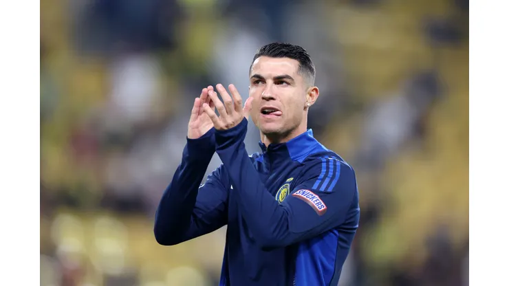 Cristiano Ronaldo em campo pelo Al-Nassr. (Photo by Yasser Bakhsh/Getty Images)