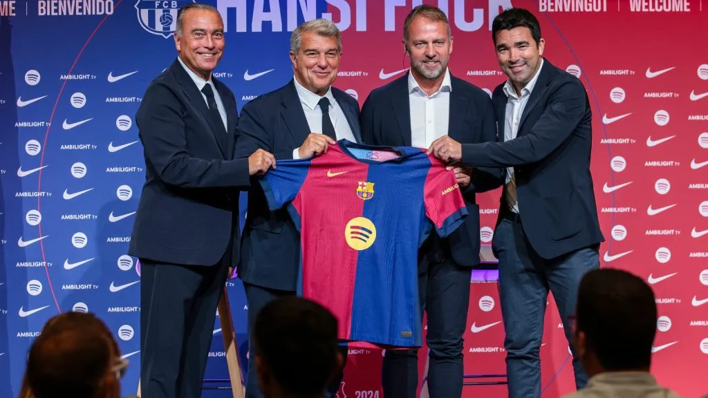 Diretoria do Barcelona. Foto: Alonso/Getty Images