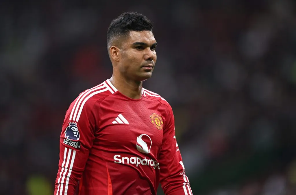 Casemiro está em baixa no Manchester United. (Photo by Shaun Botterill/Getty Images)