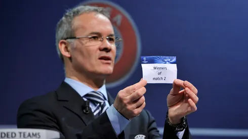Sorteio da Champions League feito pela UEFA