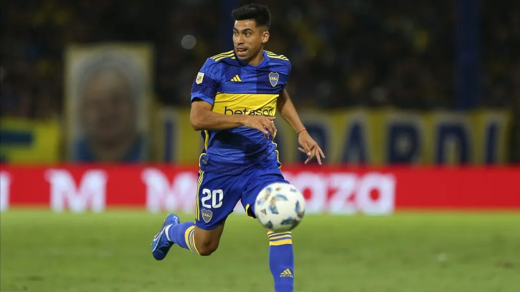 Juan Ramírez em jogo do Boca Juniors. Foto: Daniel Jayo/Getty Images