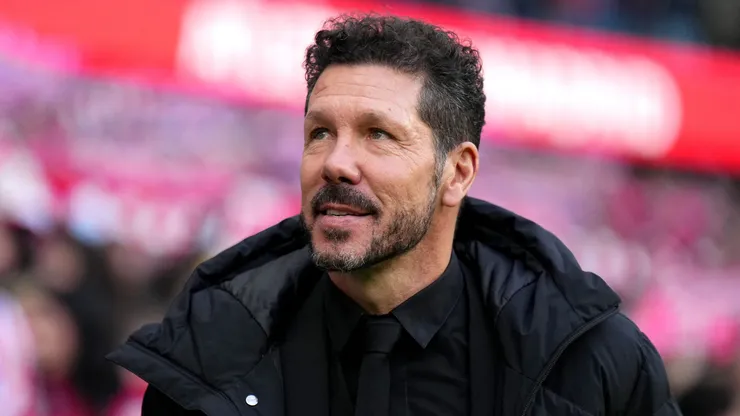 Diego Simeone em jogo do Atlético de Madrid contra o Villarreal. Clube espanhol deseja a contratação de promessa do futebol alemão. Foto: Angel Martinez