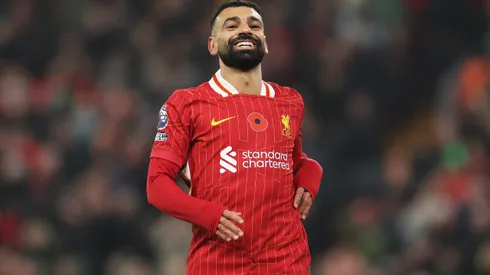 Salah, atacante do Liverpool (Photo by Carl Recine/Getty Images)