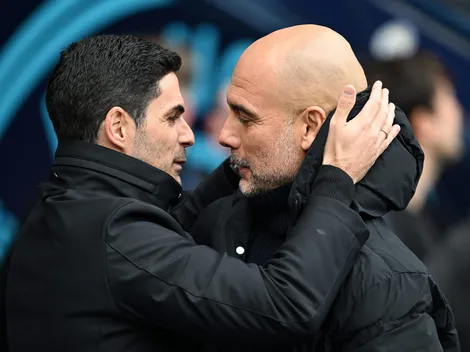Arteta nega atrito com Guardiola antes de Arsenal e Manchester City