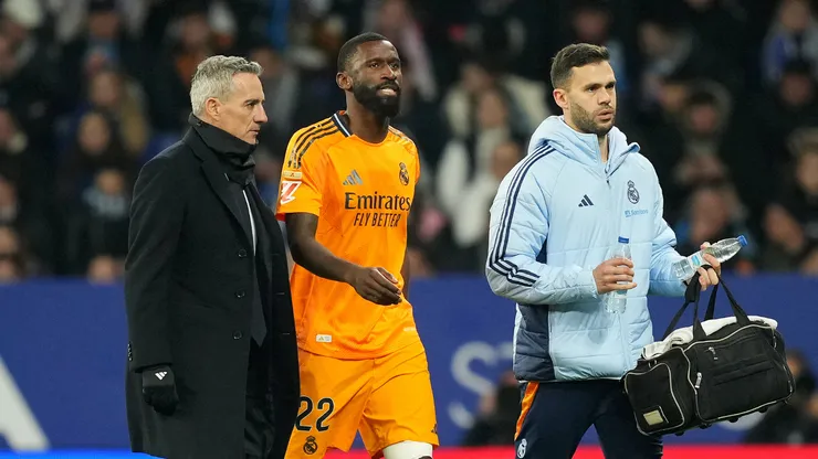 Rüdiger após lesão no Real Madrid