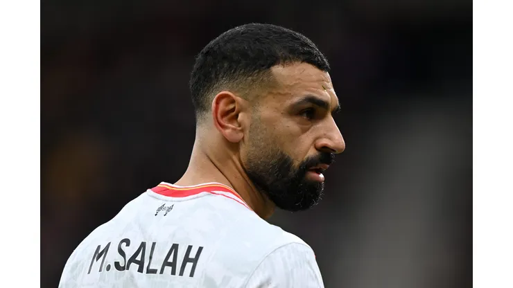 Salah com a camisa do Liverpool (Photo by Mike Hewitt/Getty Images)