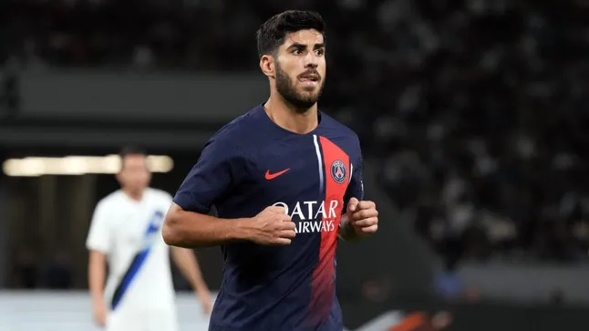 Asensio em campo pelo PSG. Foto: Koji Watanabe/Getty Images