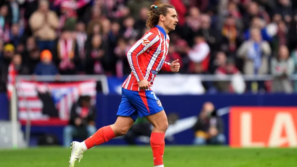Griezmann em jogo do Atlético de Madrid. Foto: Angel Martinez/Getty Images