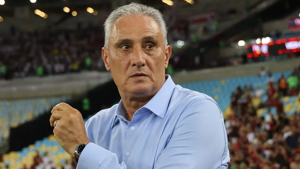 Tite ainda como treinador do Flamengo (Photo by Wagner Meier/Getty Images)