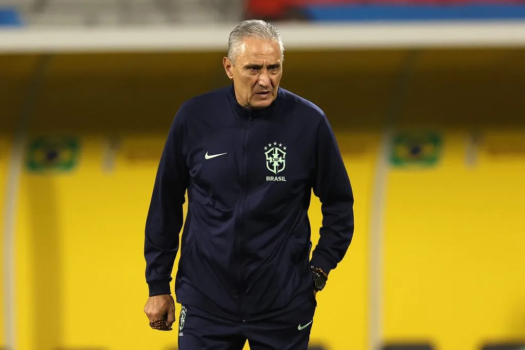 Tite nos tempos de Seleção Brasileira (Photo by Christopher Lee/Getty Images)