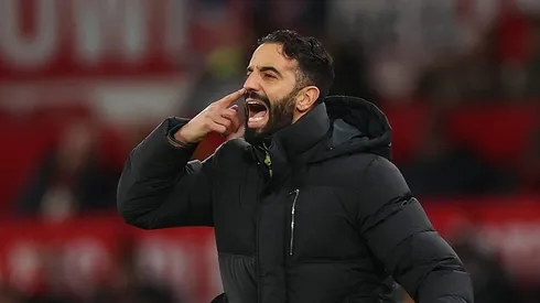 Ruben Amorim tem trabalho avaliado pelo dono do Manchester United. Foto: Carl Recine/Getty Images