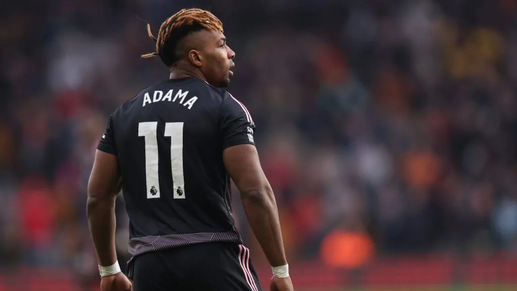 Adama Traoré em jogo do Fulham. Foto: Nathan Stirk/Getty Images