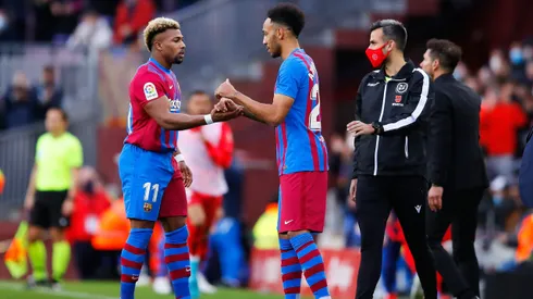 Aubameyang e Adama Traoré. Jogador espanhol tem sondagens da La Liga. Foto: Eric Alonso