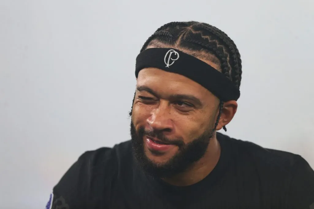 Memphis no duelo diante do Racing (Photo by Daniel Jayo/Getty Images)